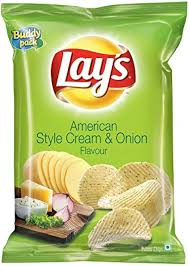 lays American Style Cream & Onion Flavour